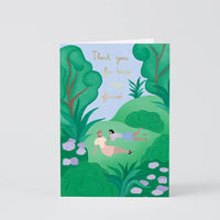 'Thank You For Being My Friend' Greetings Card