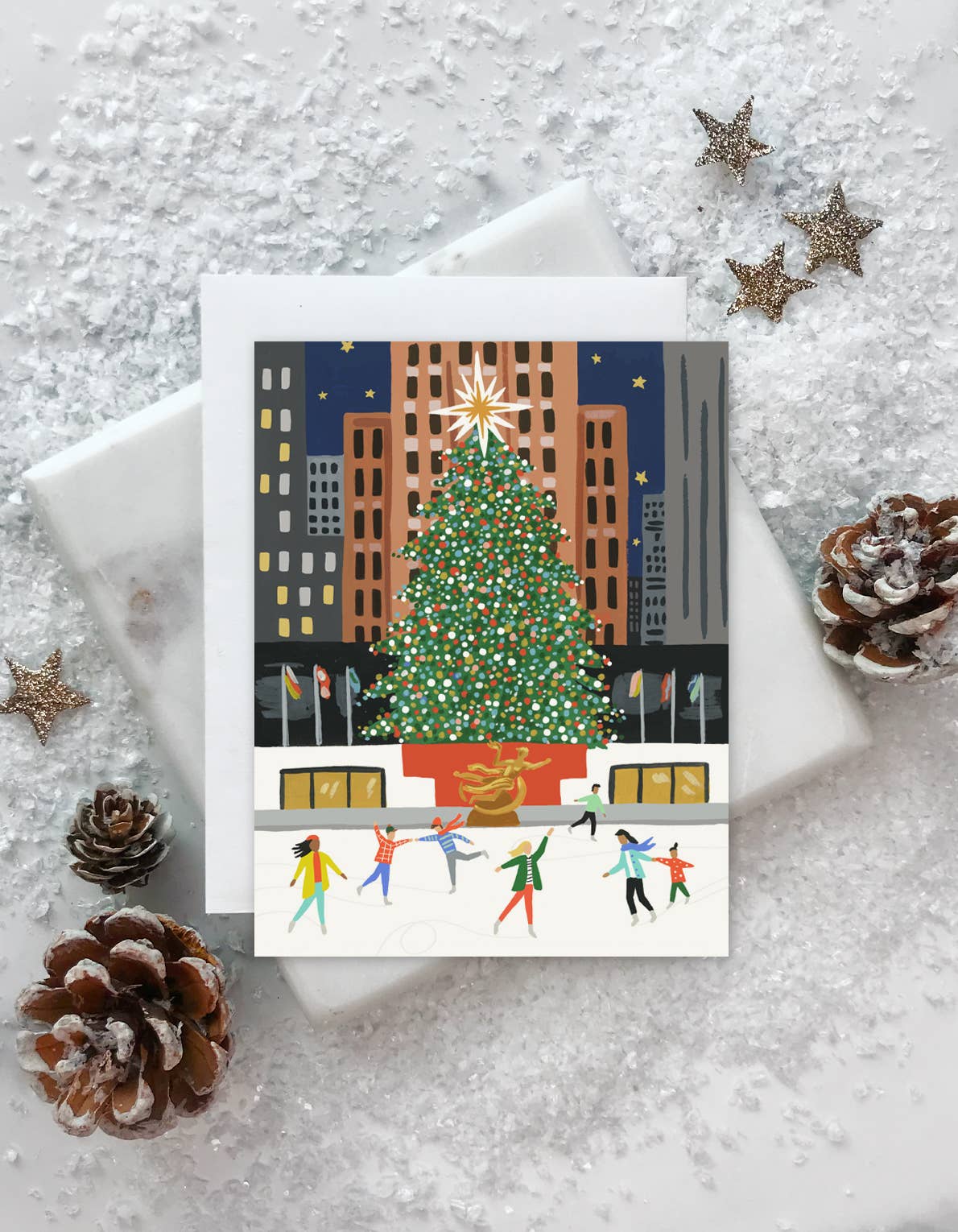 Idlewild Co. - NYC Holiday • Rockefeller Center Tree Card