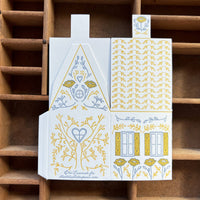Blackbird Letterpress - Home is where you are 3D house card