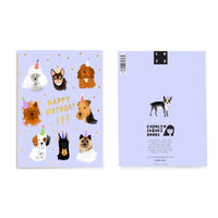 Carolyn Suzuki - CANINE CREW - Birthday Card