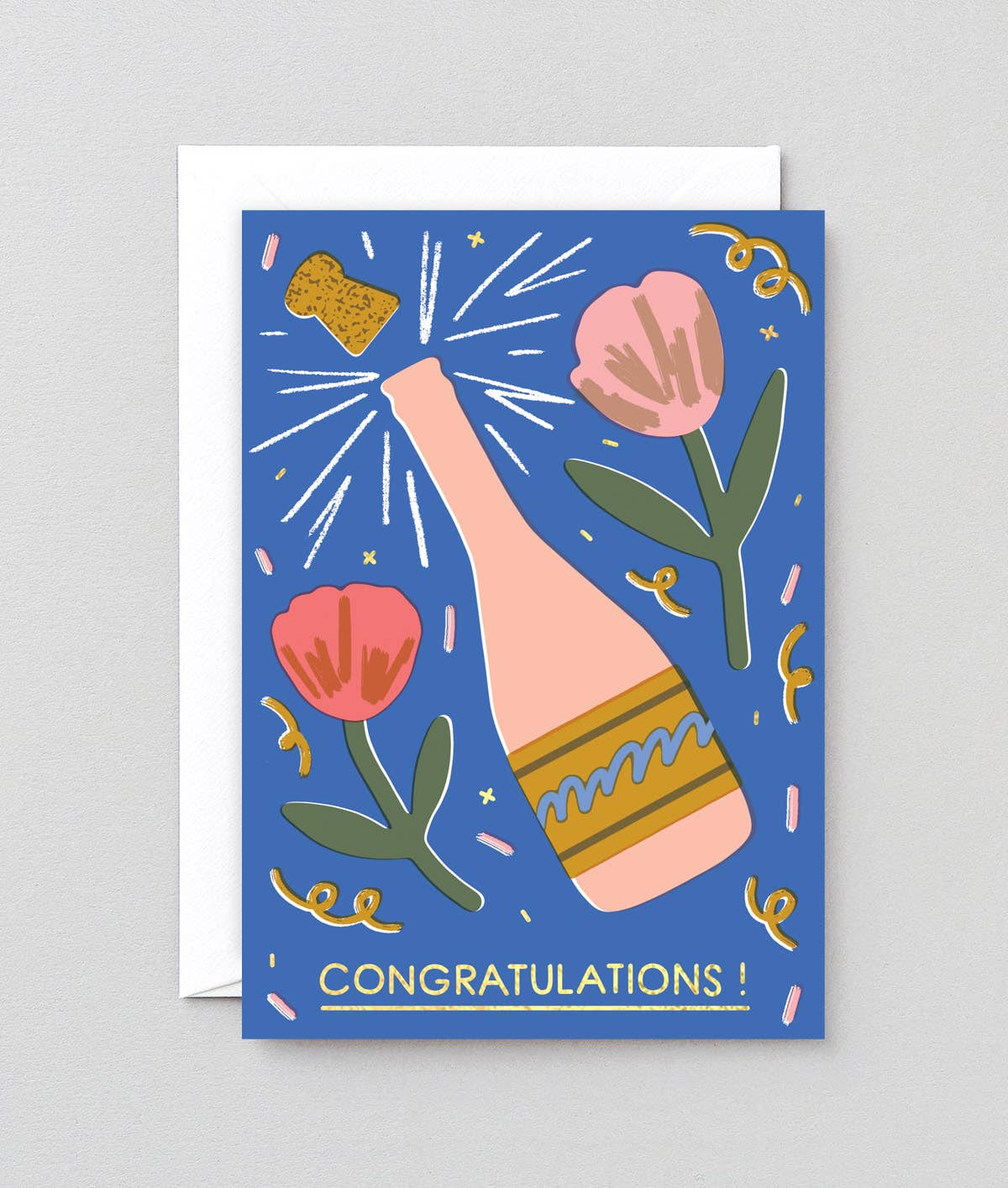 ‘Champagne’ Greetings Card