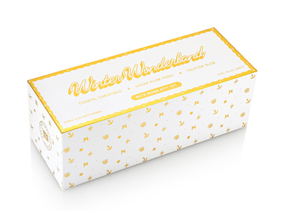 Old Whaling Company - Winter Wonderland Bath Bomb Gift Set | Christmas, Holiday