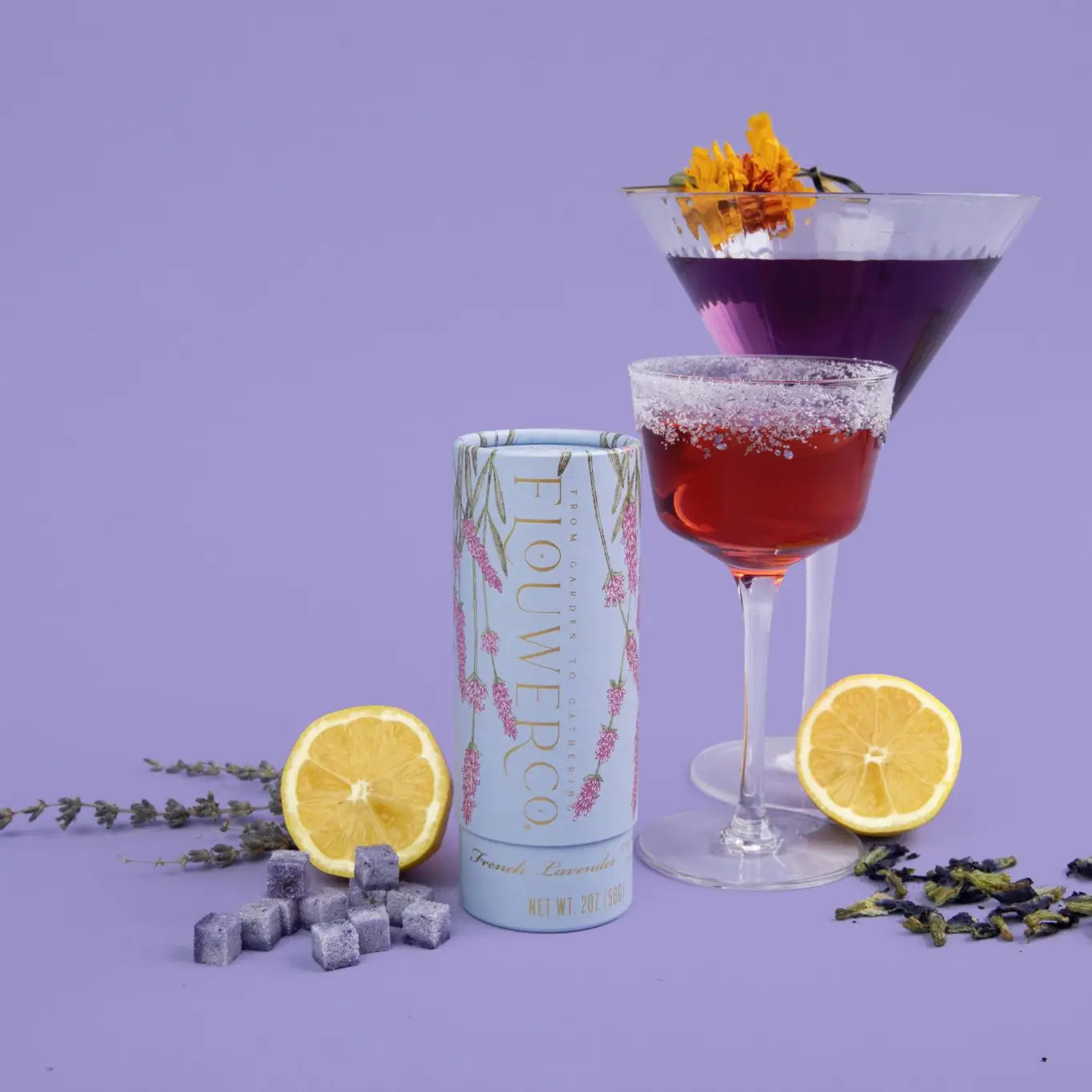 French Lav Cocktail Cubes