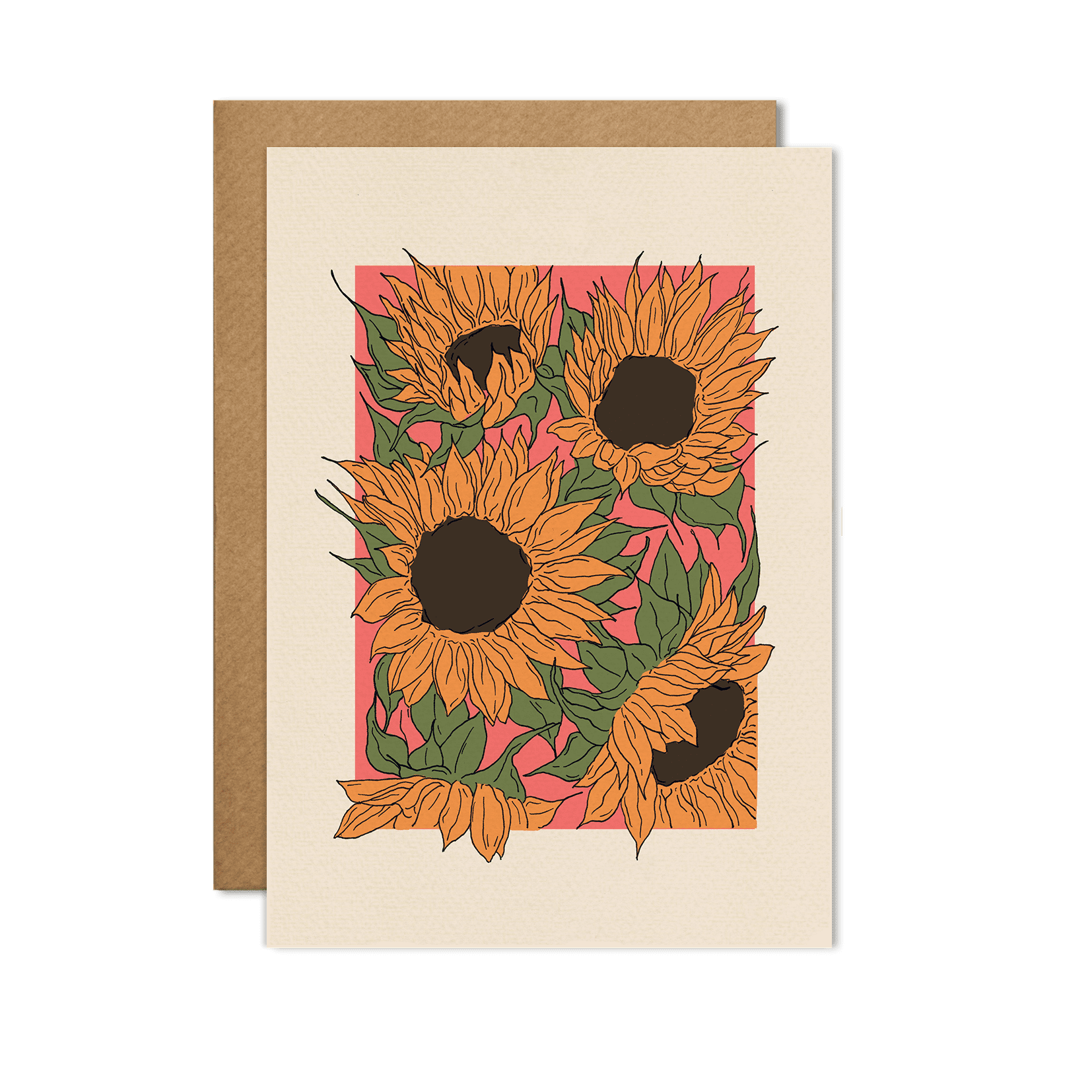 Sunflower Card She Loves Me
