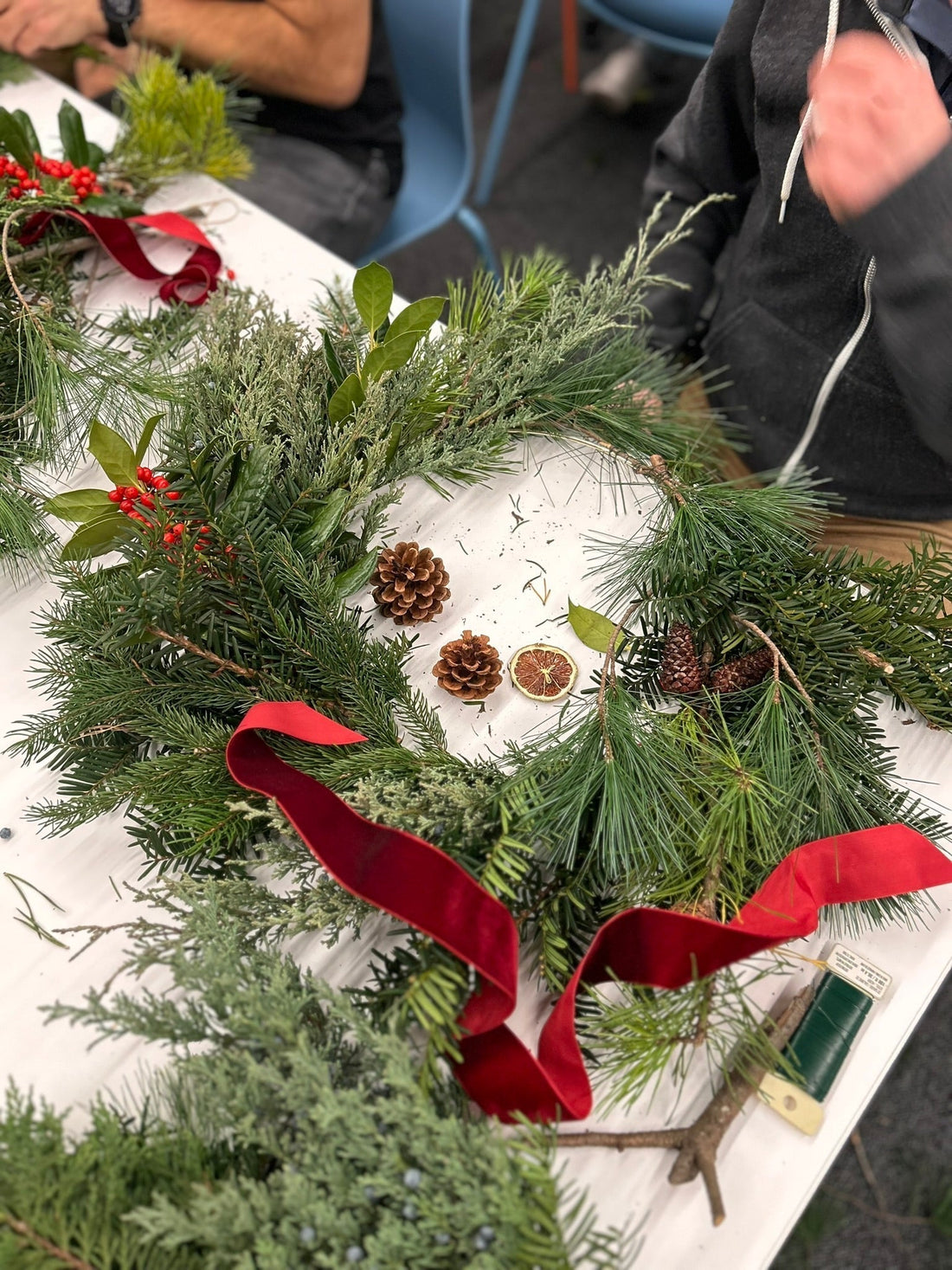 A Four-Year Tradition: Inside Our Annual Wreath Workshop With Teknion