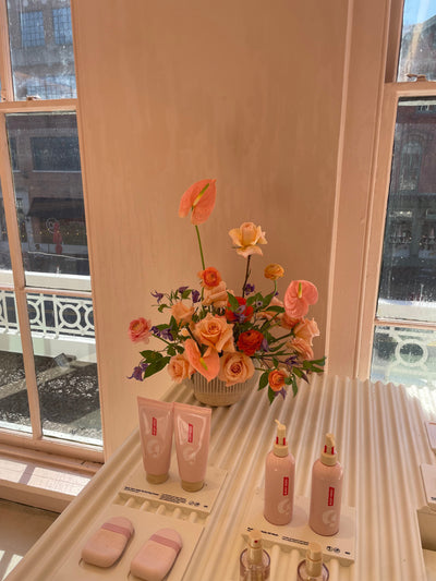 Inside the Bouquets We Design for Glossier Georgetown