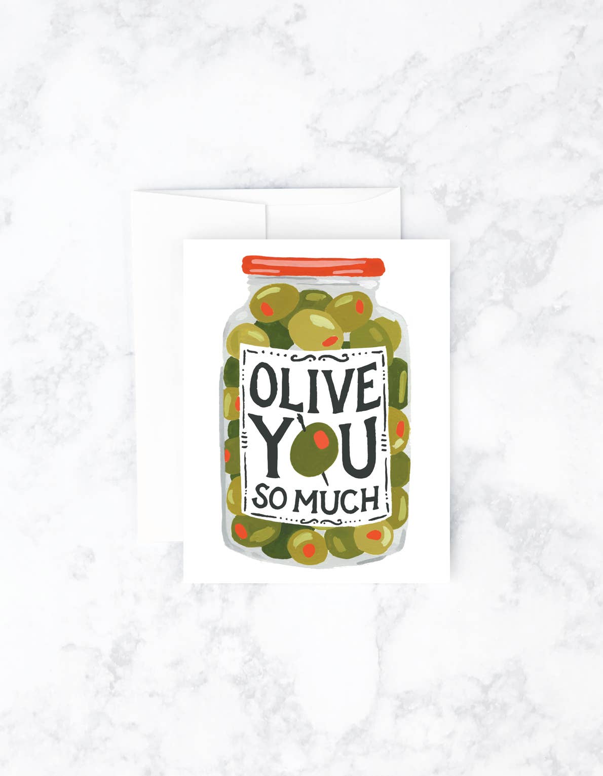 Idlewild Co. - Olive You Greeting Card