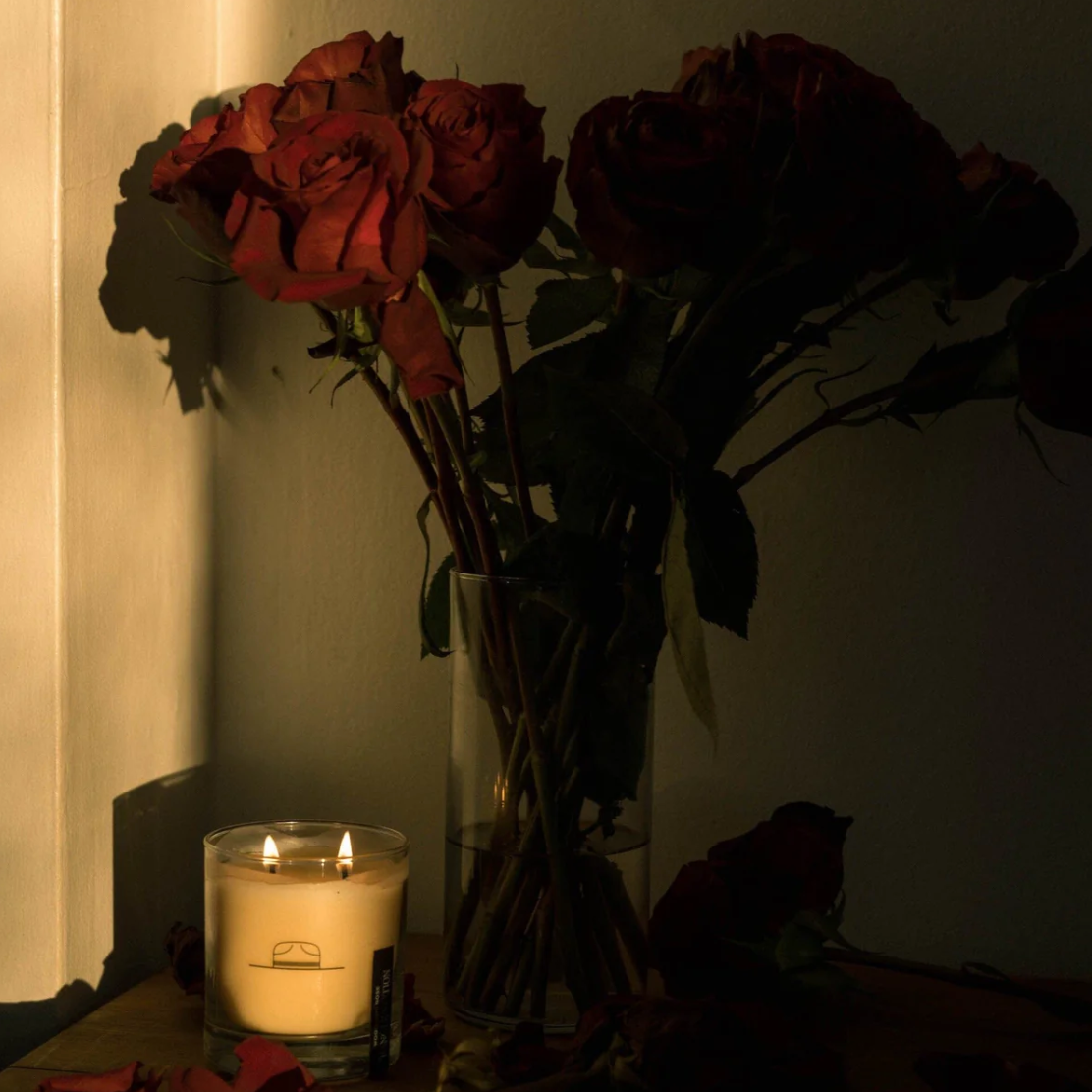 Ranger Station Wholesale - (TESTER) WOODLAND ROSE CANDLE: 11oz Rocks Glass