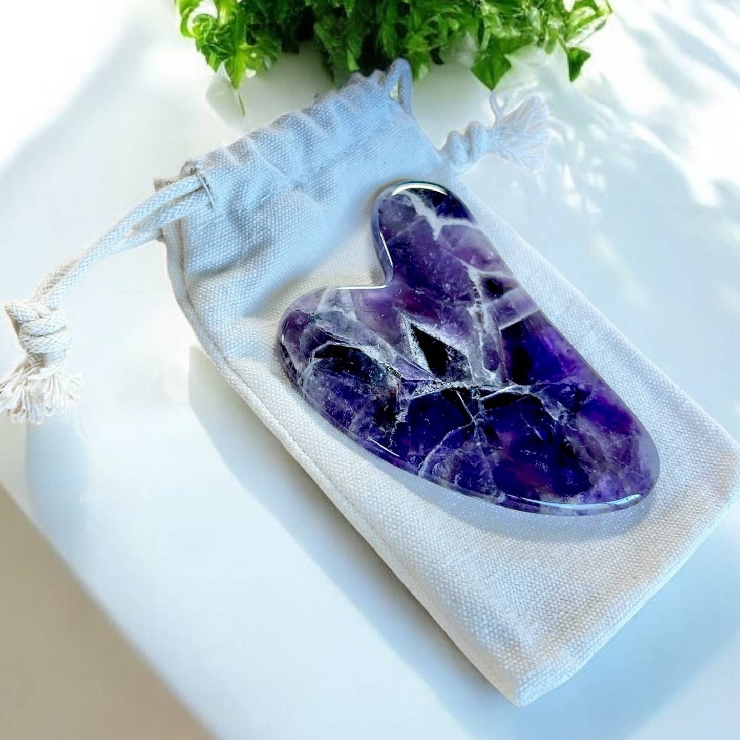 Bamboo Switch - Gua Sha Stone | Facial Stone | Self Care Bestseller | Gift: White Jade
