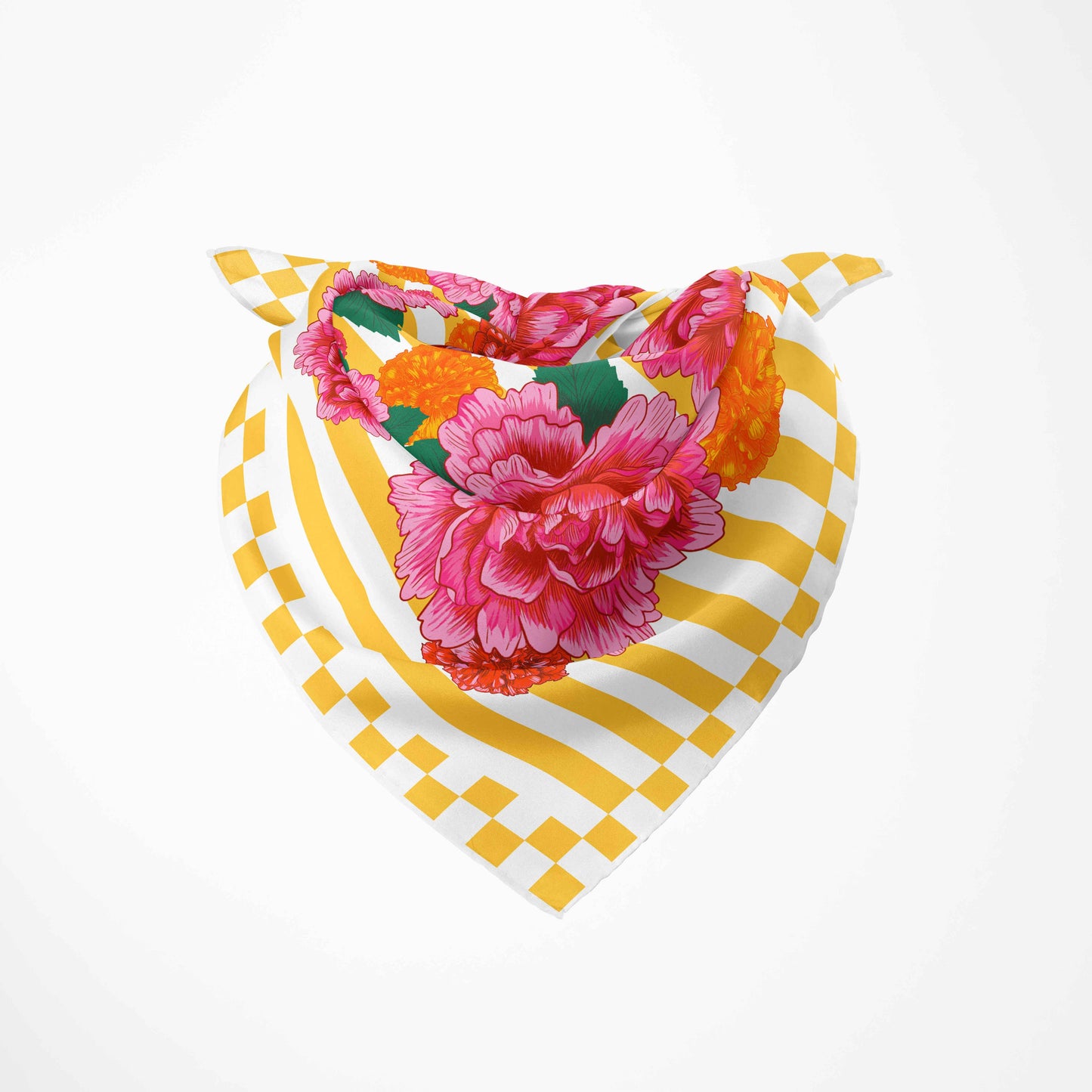 Emma Phelan Design - Volare 100% Silk Scarf: Small (bandana size) 20" x 20"