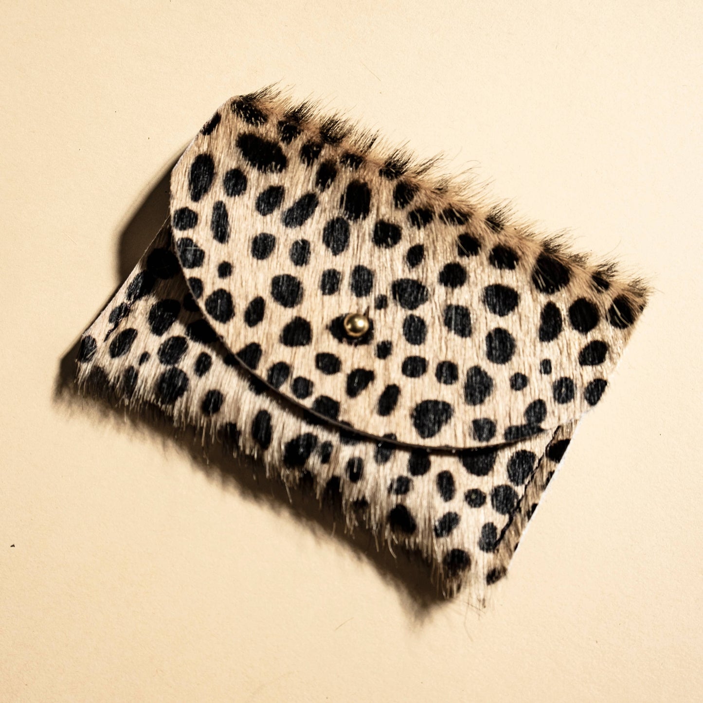 Primecut - Cardholder - Tiny Spotted Hair on Hide