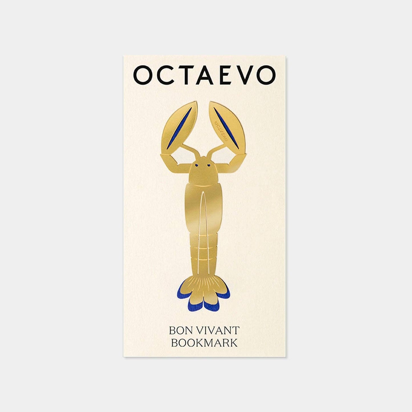 54 Celsius - OCTAEVO Bookmark "Bon Vivant" - Metal w Brass Finish: Pink