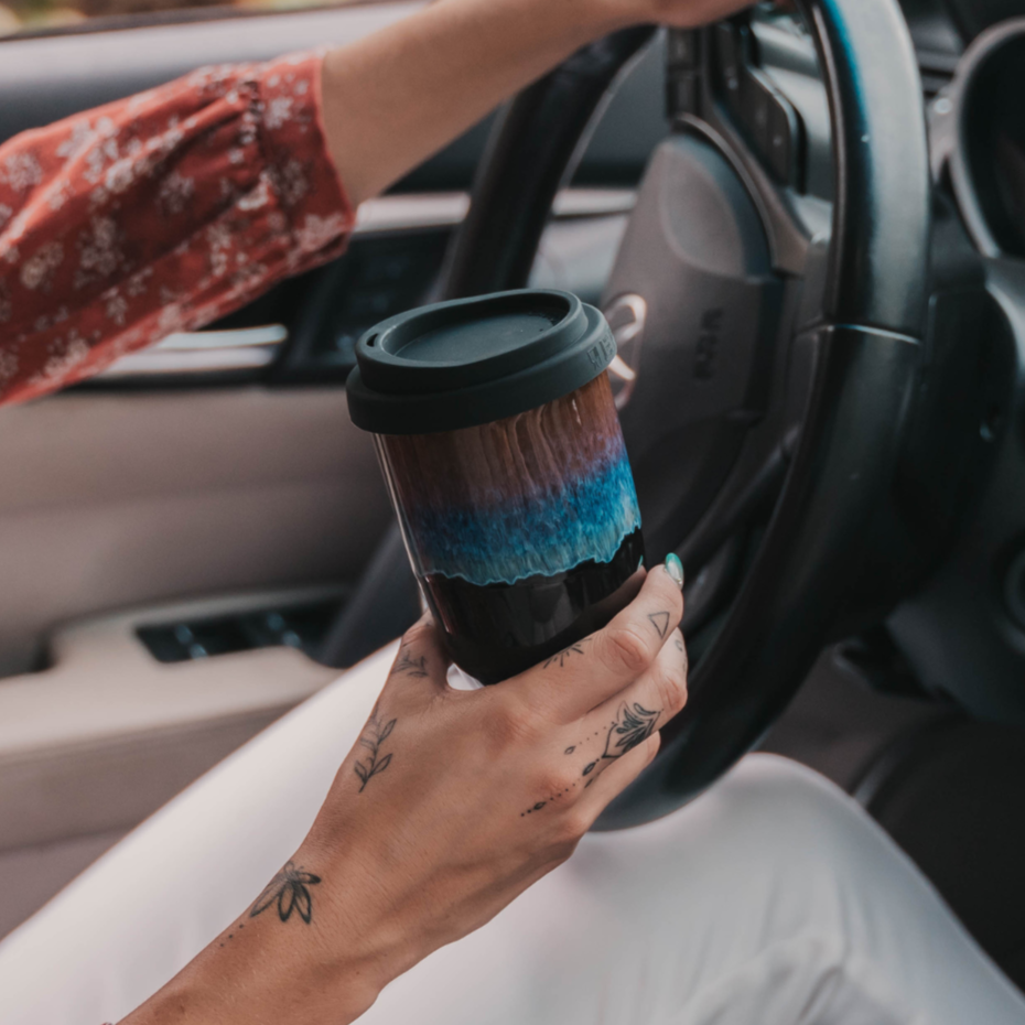 Monsoon Ceramic Travel Mug by Nova Ceramics – 12oz