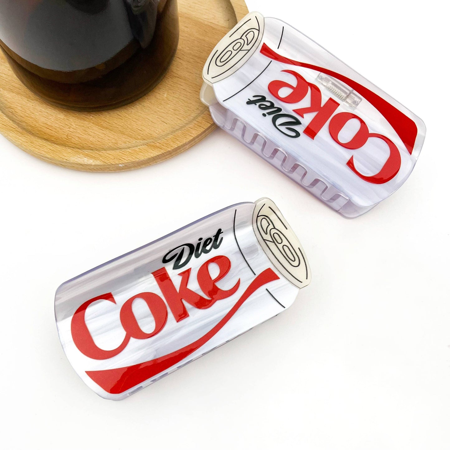 Diet Coke Bottle Hair Claw Clip,