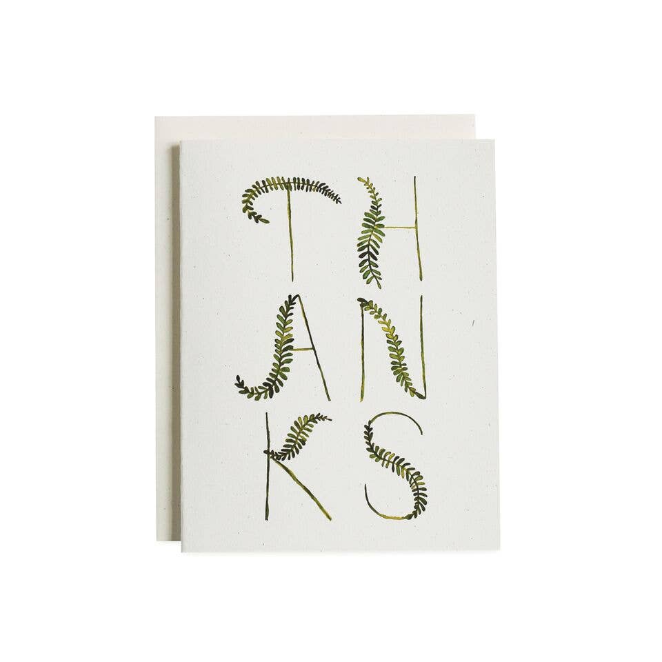 Fronds Thank You Card