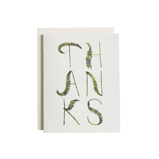 Fronds Thank You Card
