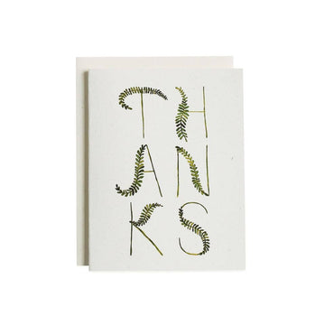 Fronds Thank You Card