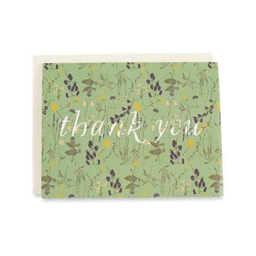 June & December - Wild Thank You Card: A2  / 4.25” x 5.5”