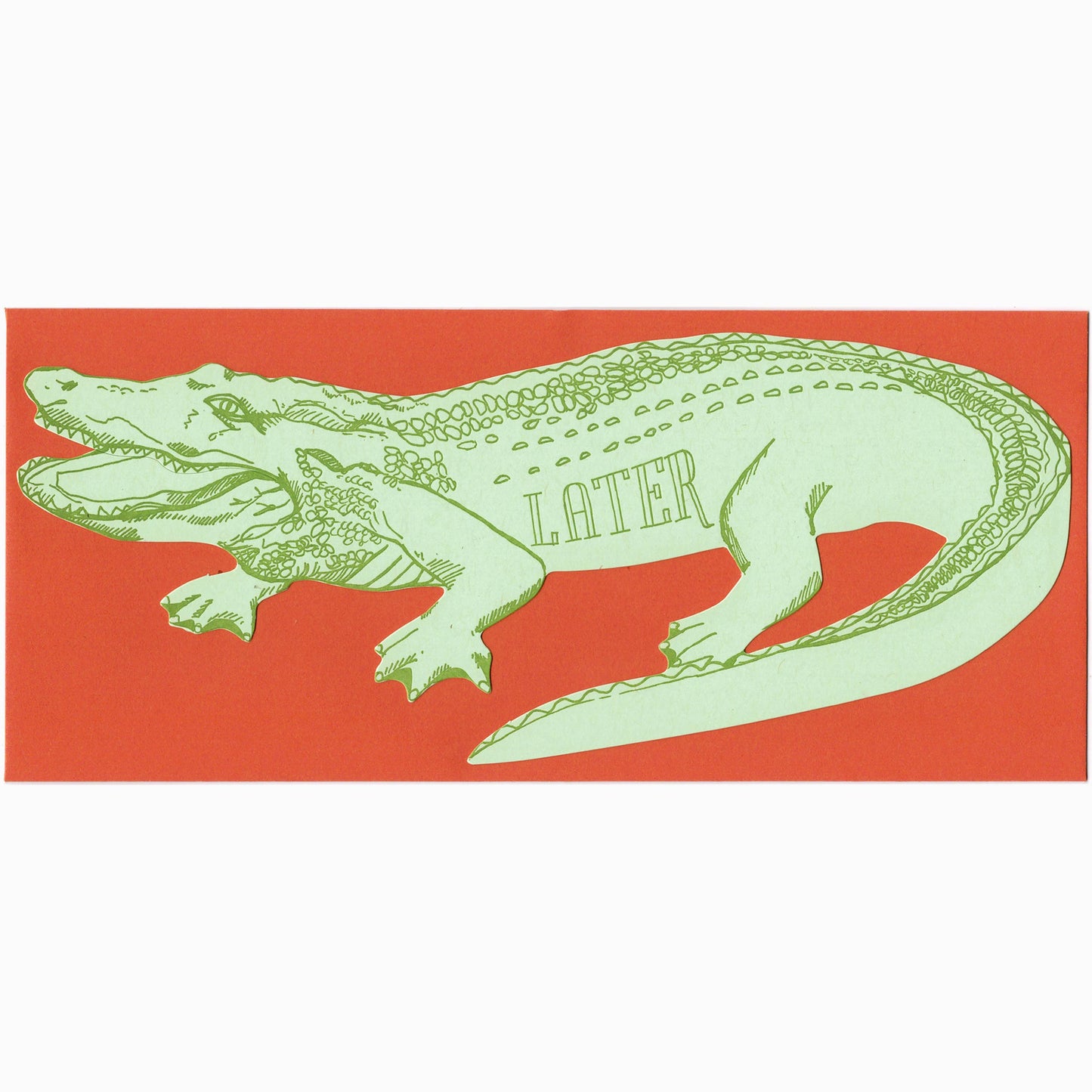 Blackbird Letterpress - Later Alligator
