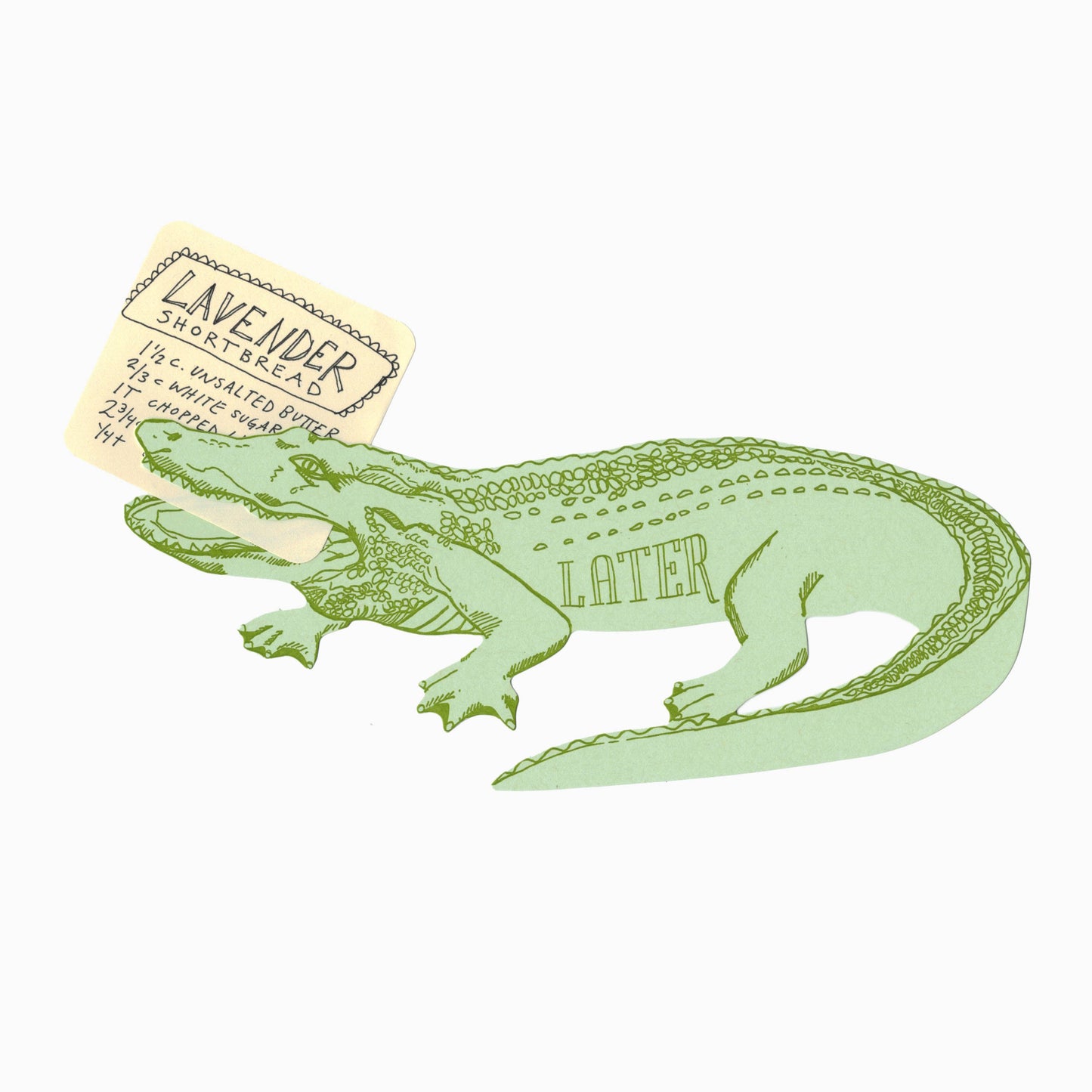 Blackbird Letterpress - Later Alligator