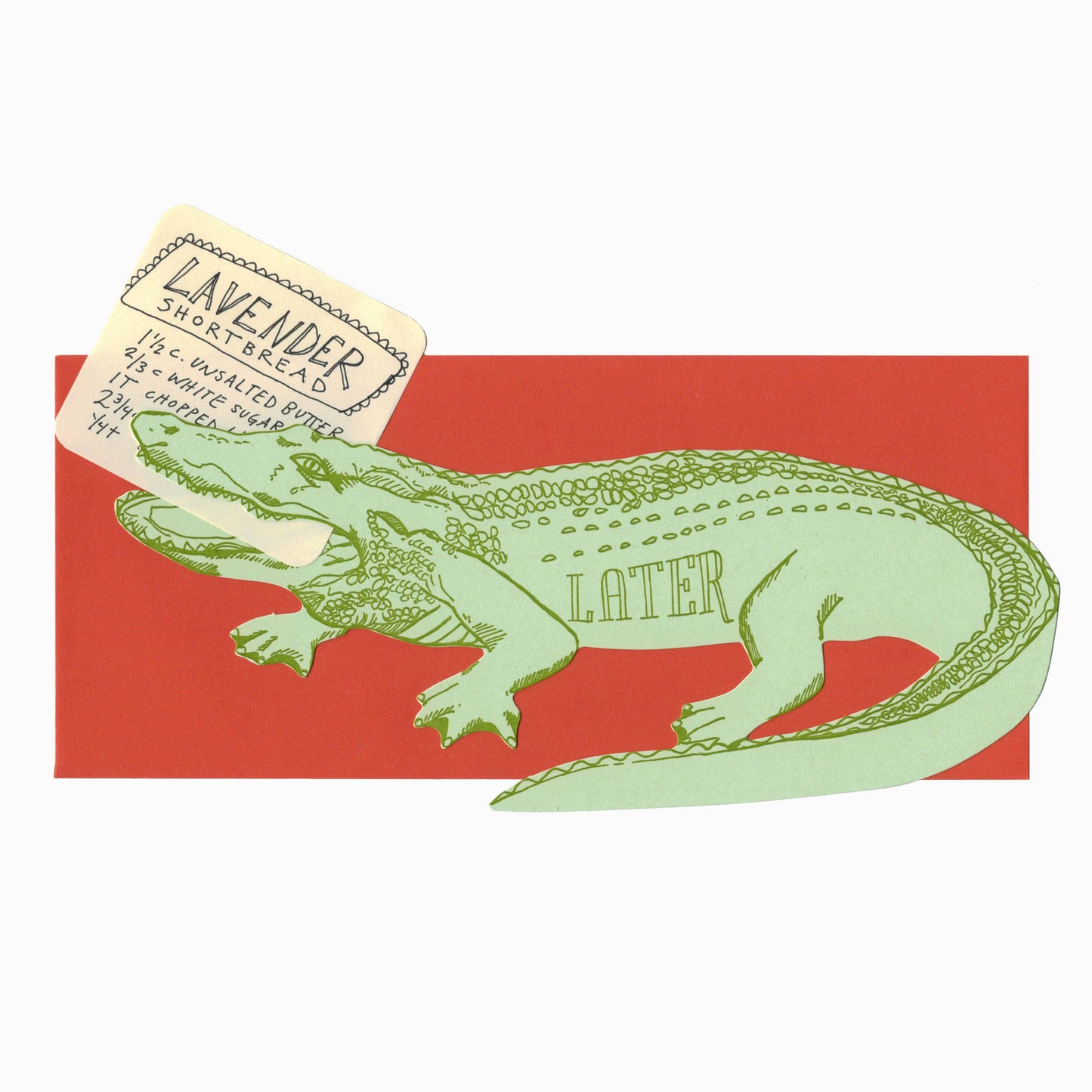 Blackbird Letterpress - Later Alligator