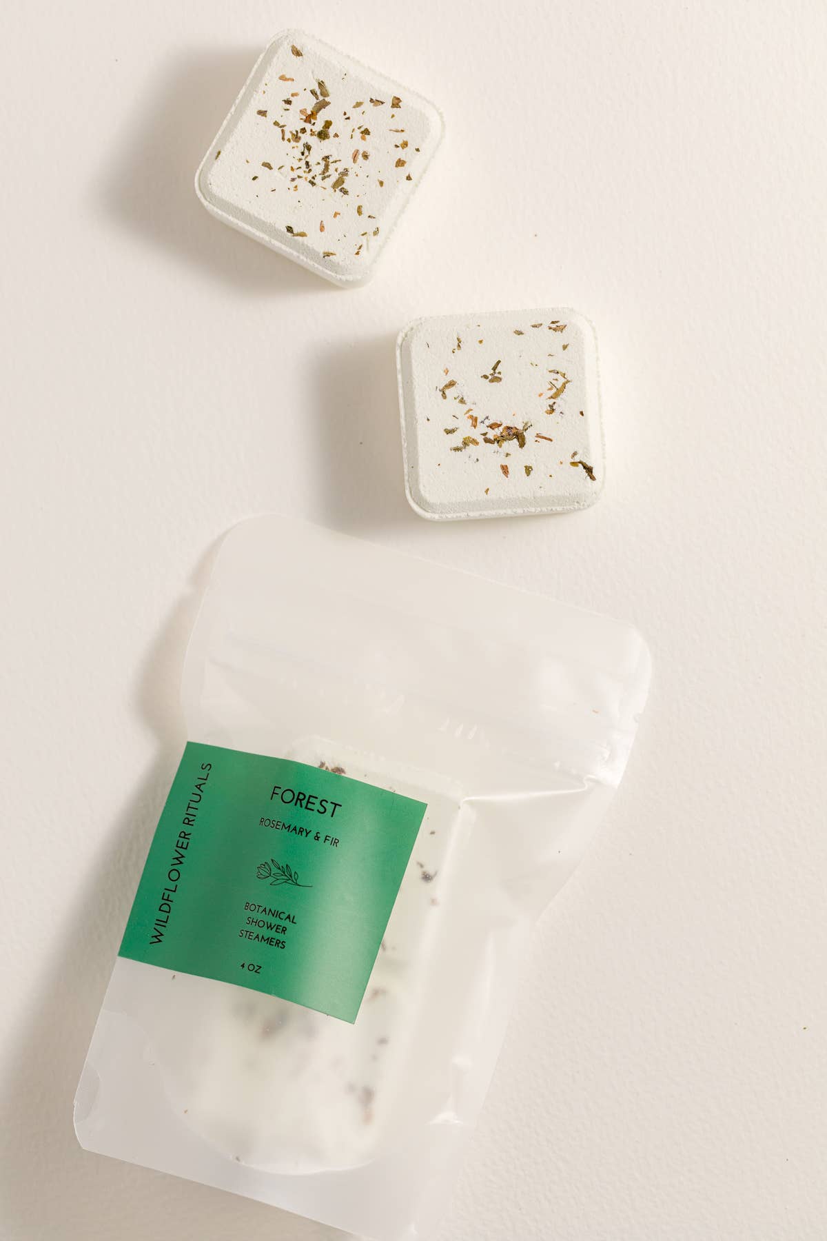 Wildflower Rituals - Forest Botanical Shower Steamers - Rosemary Fir