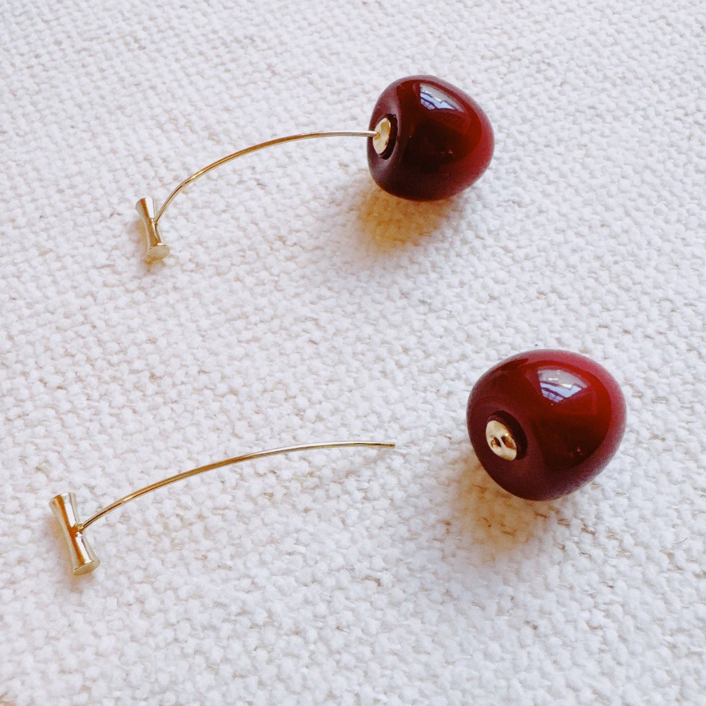 Ellison+Young - Sweet Cherry Drop Earrings