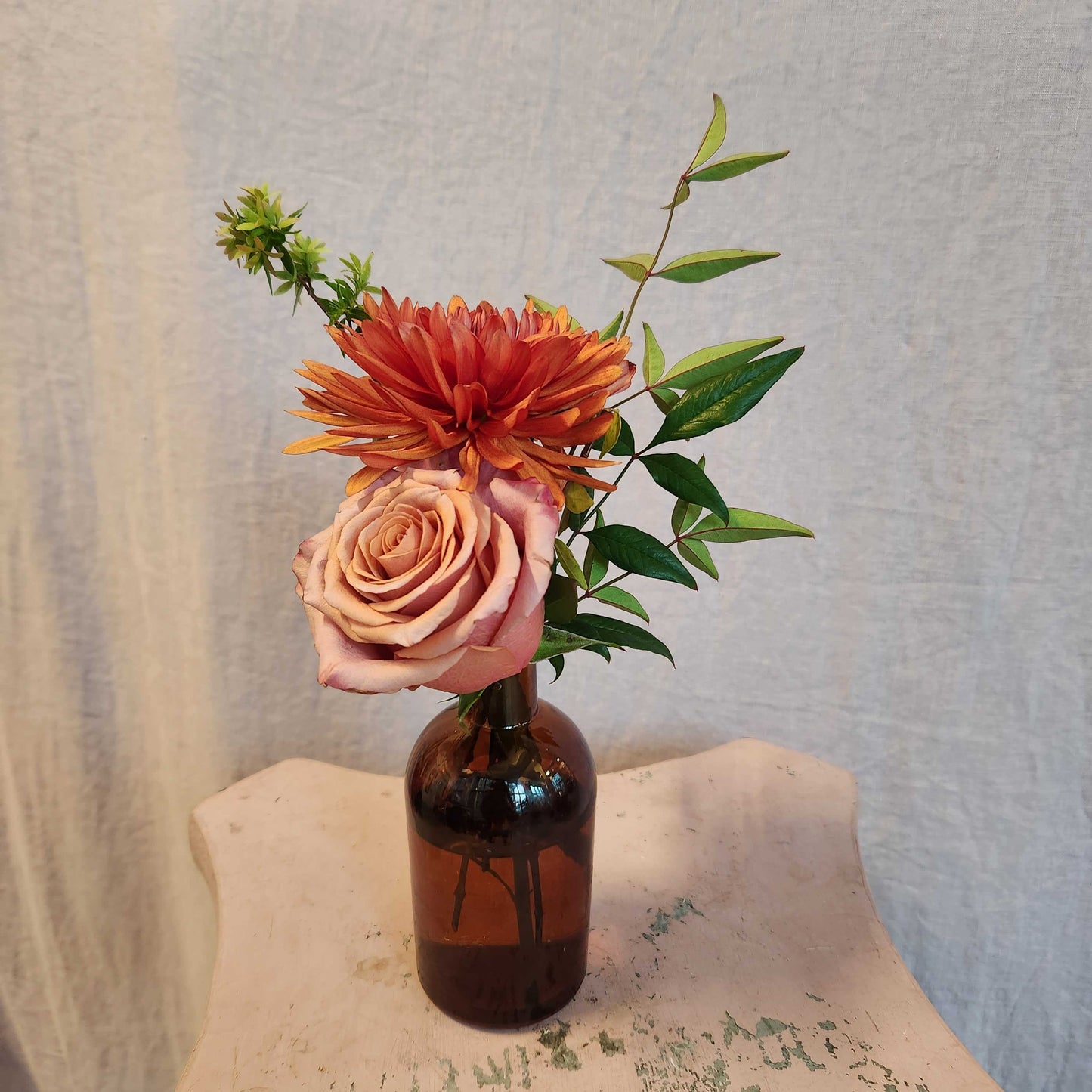 Single Autumn Bud Vase