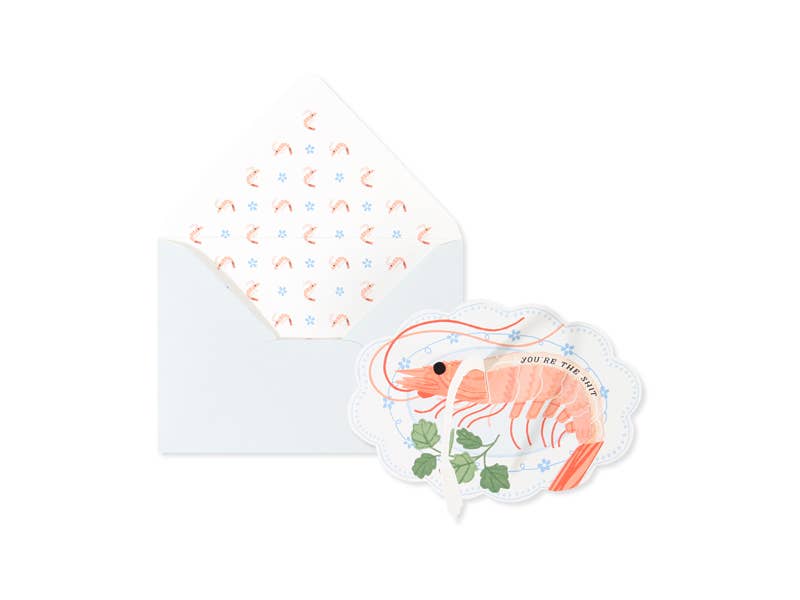 Shrimp Pop-Up Card