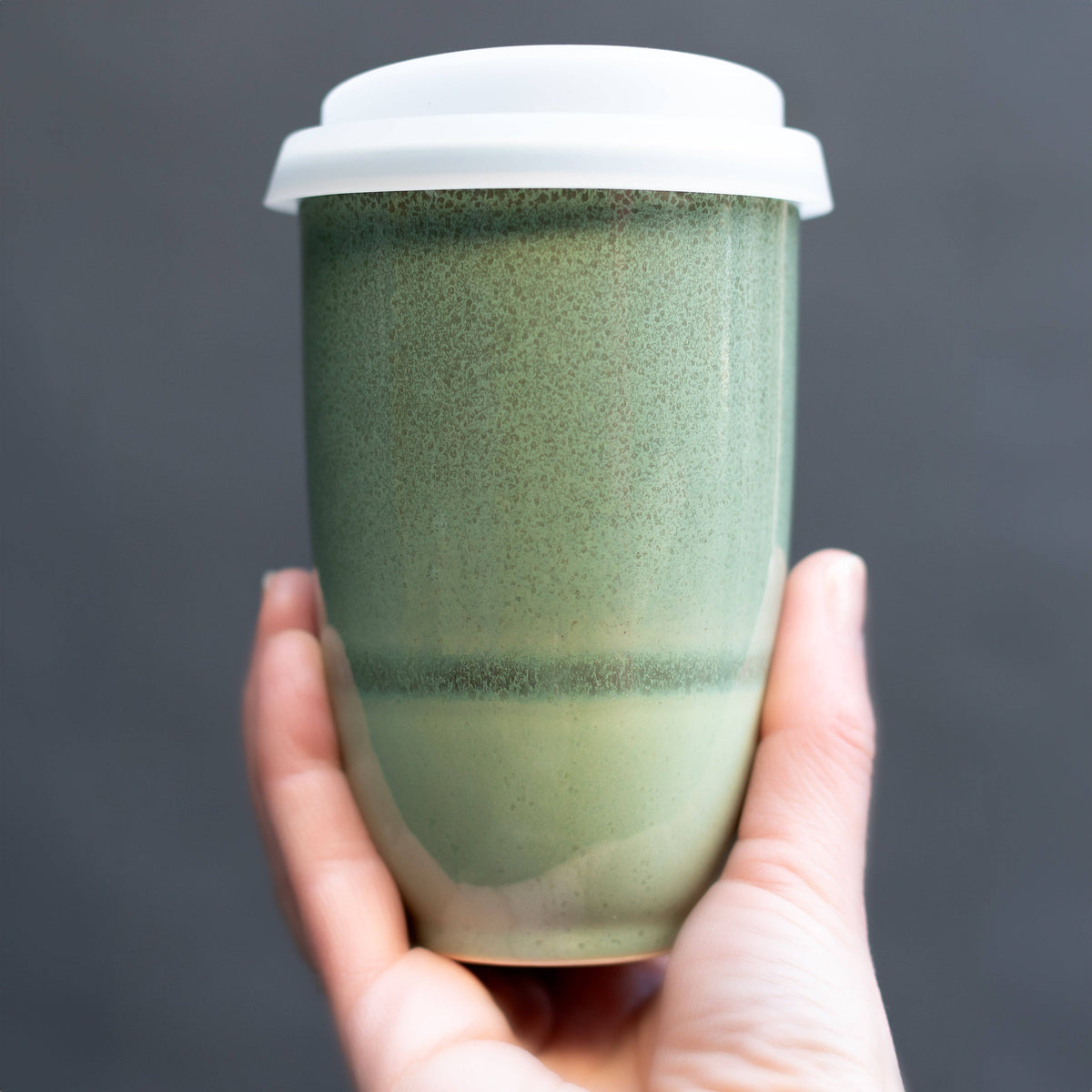 Emerald Ceramic Travel Mug by Nova Ceramics - 12oz