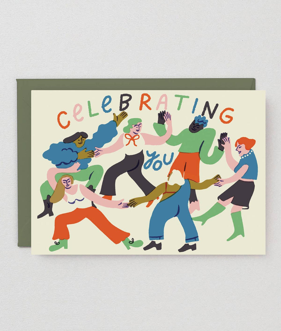 'Celebrating You' Greetings Card