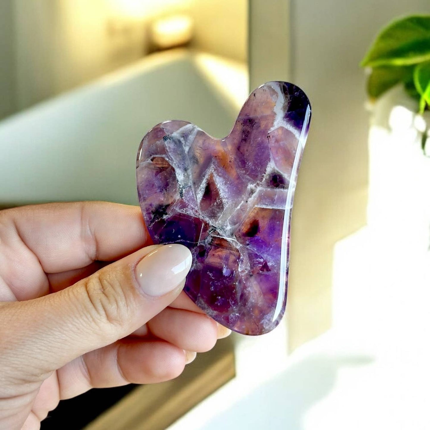 Bamboo Switch - Gua Sha Stone | Facial Stone | Self Care Bestseller | Gift: White Jade