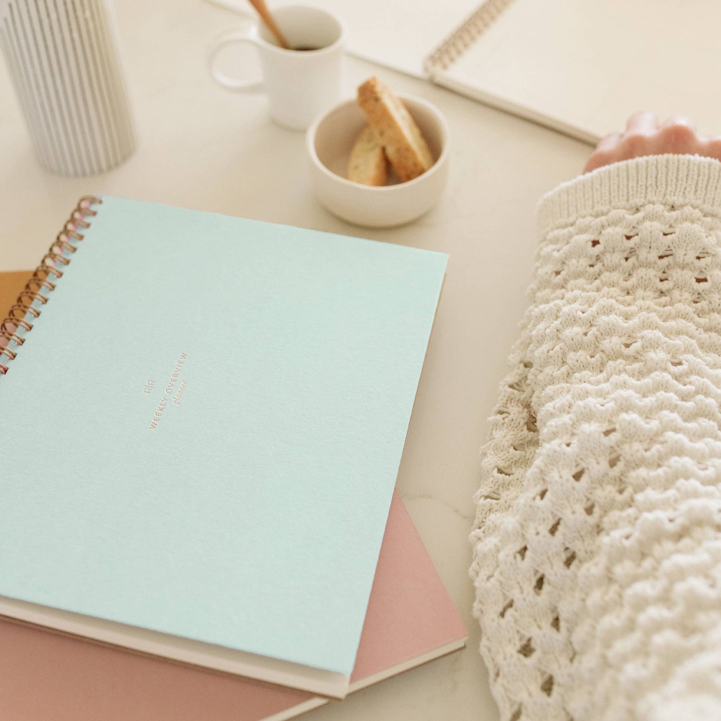 Ramona & Ruth - Weekly Overview Planner | Assorted Colors // Undated: Lavender