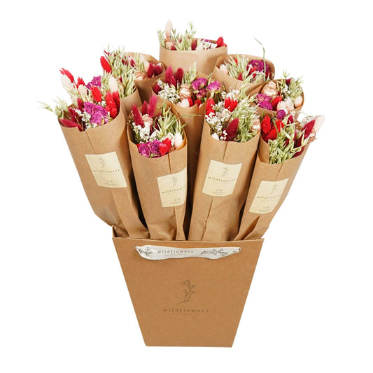 Wildflowers by Floriette - Dried Flowers - Market more - Red Allure - Valentine’s Tip