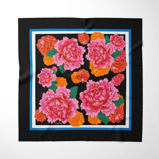 Emma Phelan Design - Strangers in the Night 100% Silk Scarf