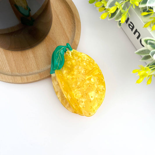 Lemon Hair Claw Clip