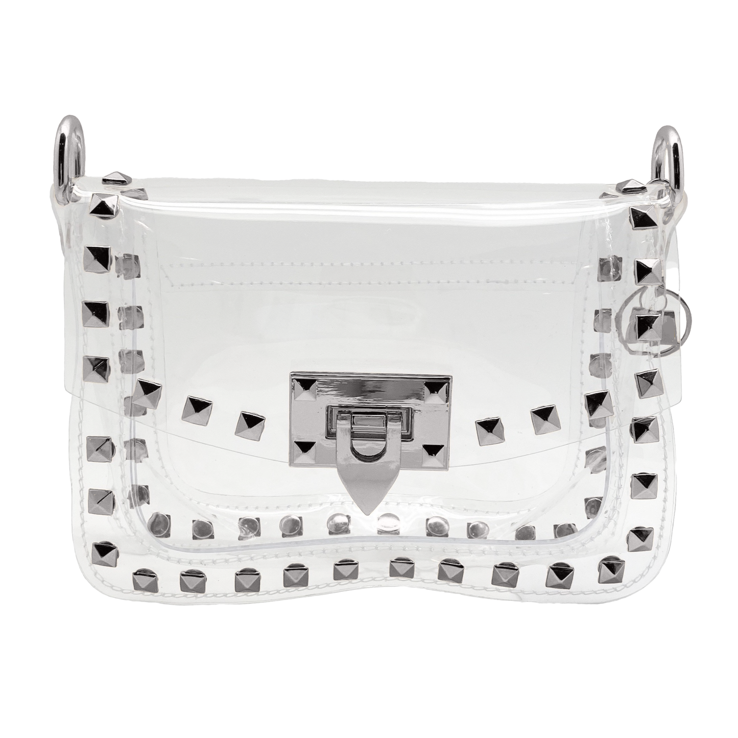 Clear Studded Purse for Stadium or Concert