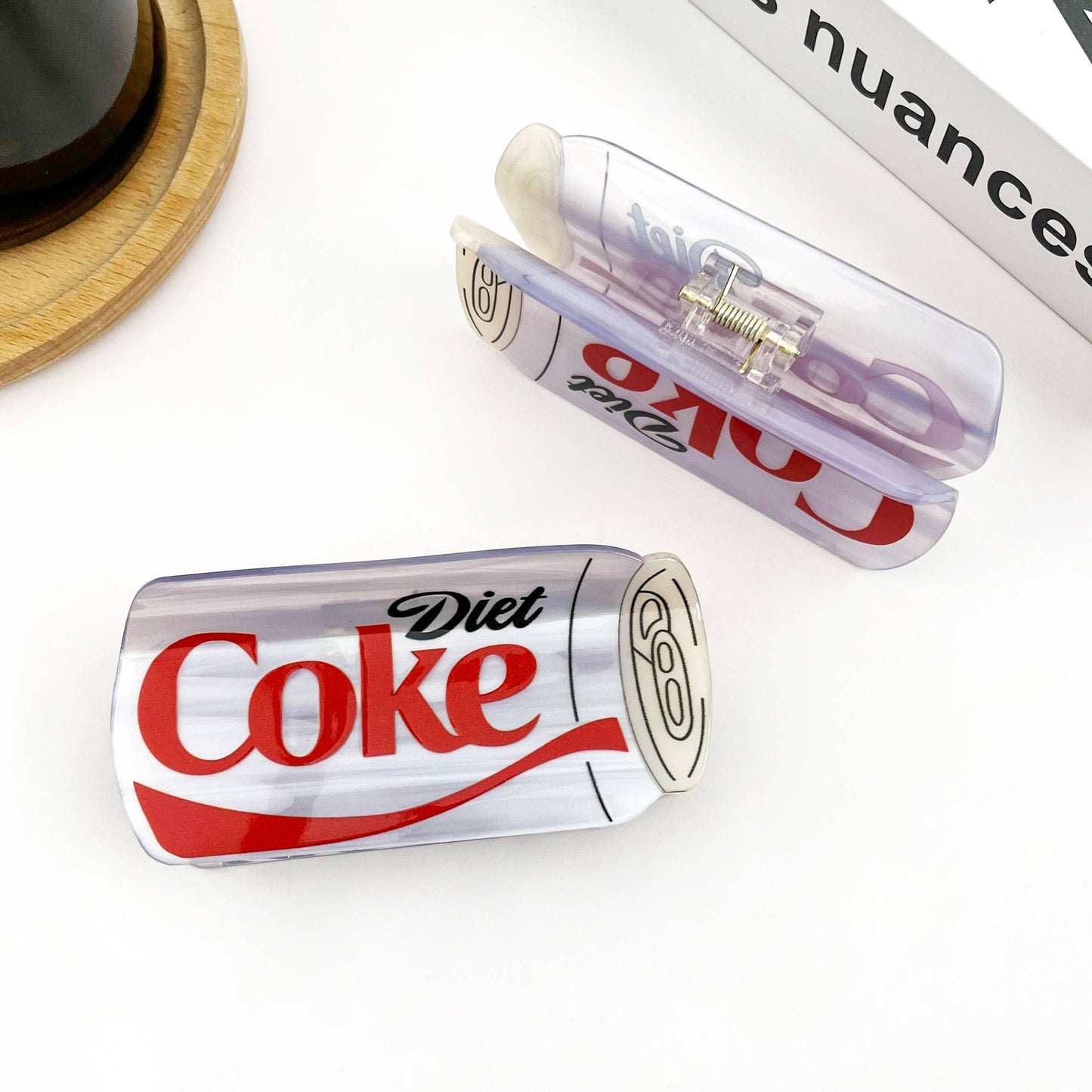 Diet Coke Bottle Hair Claw Clip,