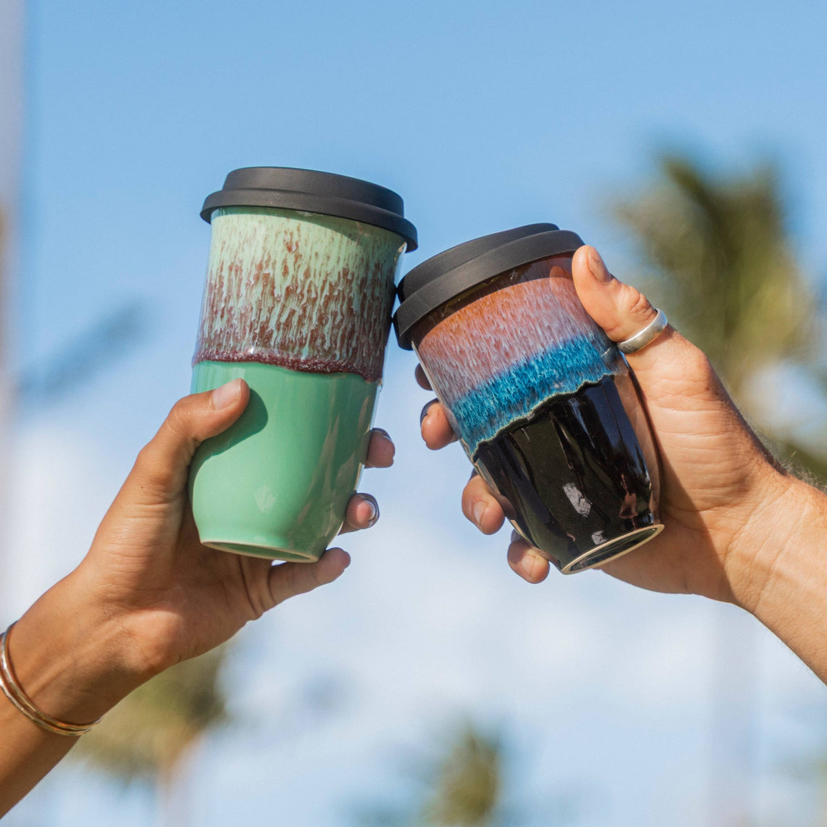 Monsoon Ceramic Travel Mug by Nova Ceramics – 12oz