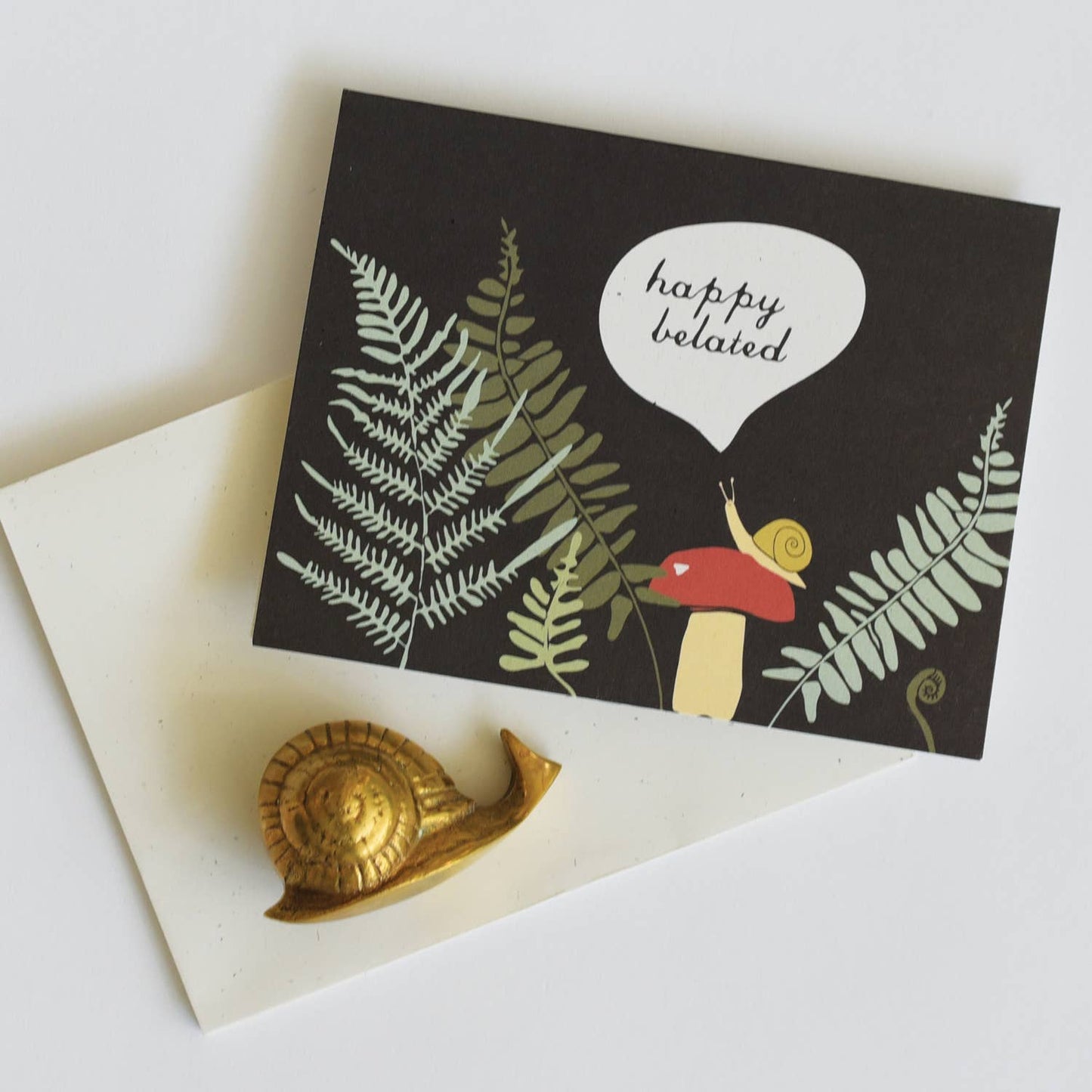 Snail Belated Birthday Card