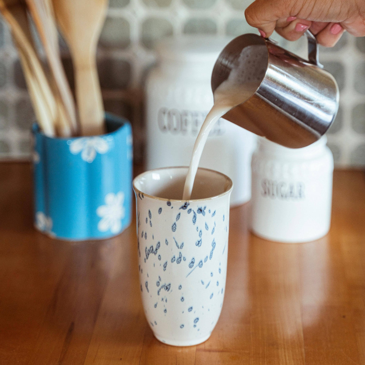 Orchid Ceramic Travel Mug by Nova Ceramics – 16oz