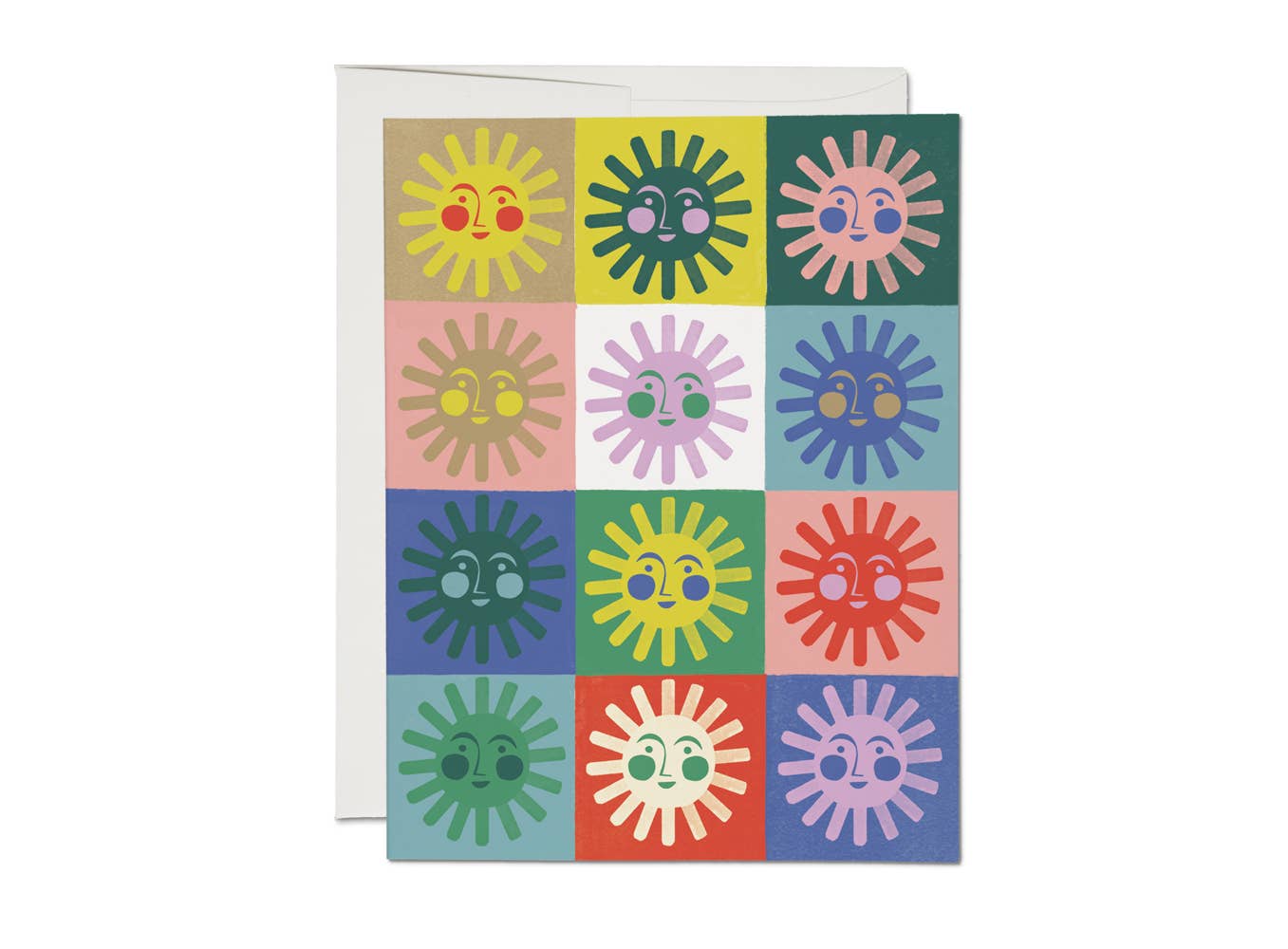 Red Cap Cards - Little Suns everyday greeting card: Singles