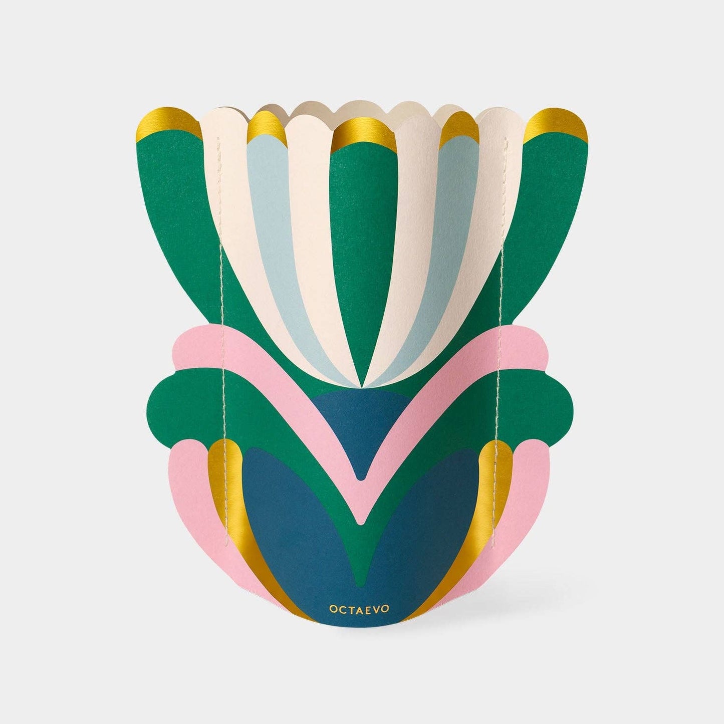 Elysia Mini Paper Vase, Flower Vase & Card Set