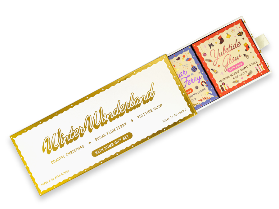 Old Whaling Company - Winter Wonderland Bath Bomb Gift Set | Christmas, Holiday