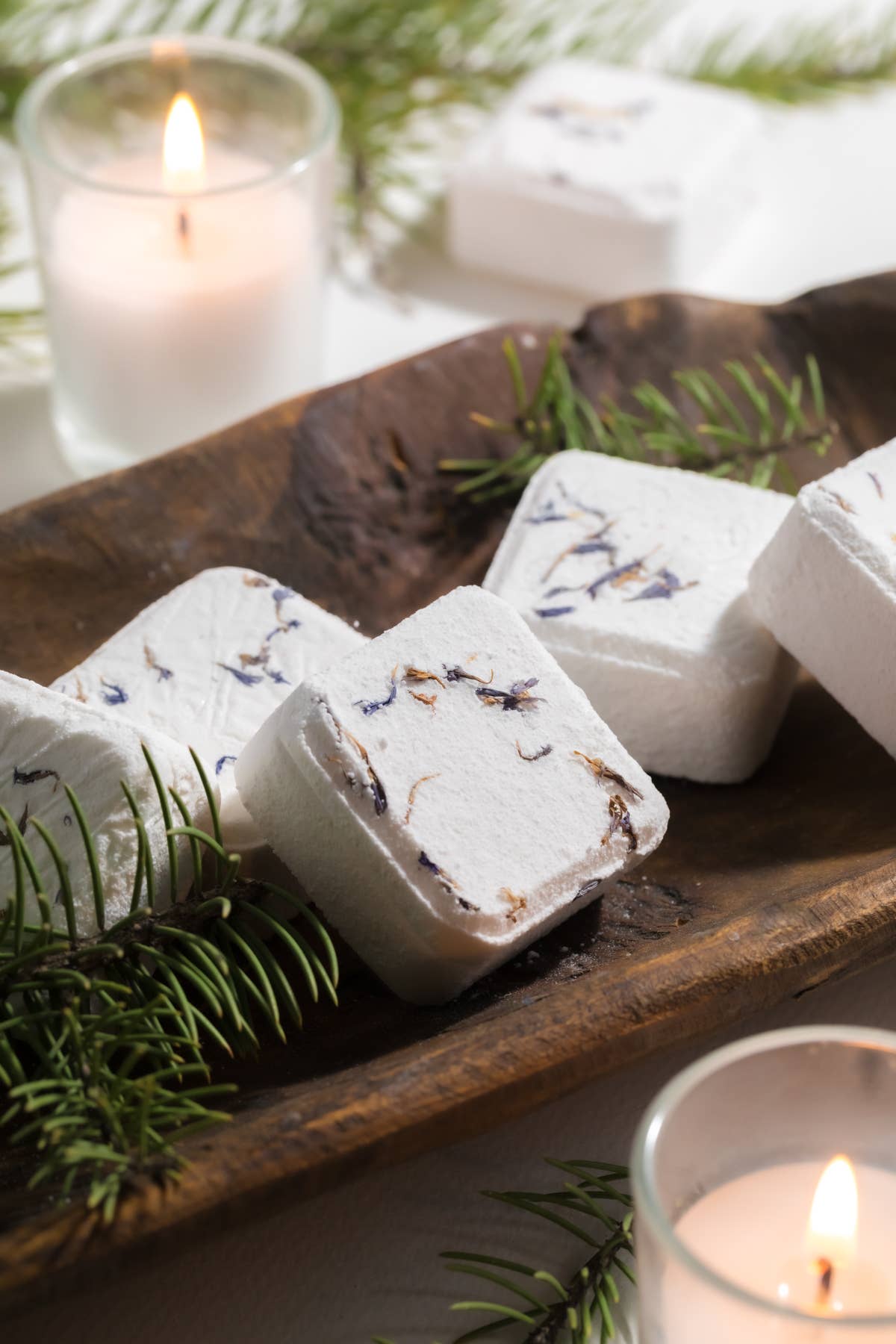 Wildflower Rituals - Solstice Botanical Shower Steamers - Cypress Frankincense