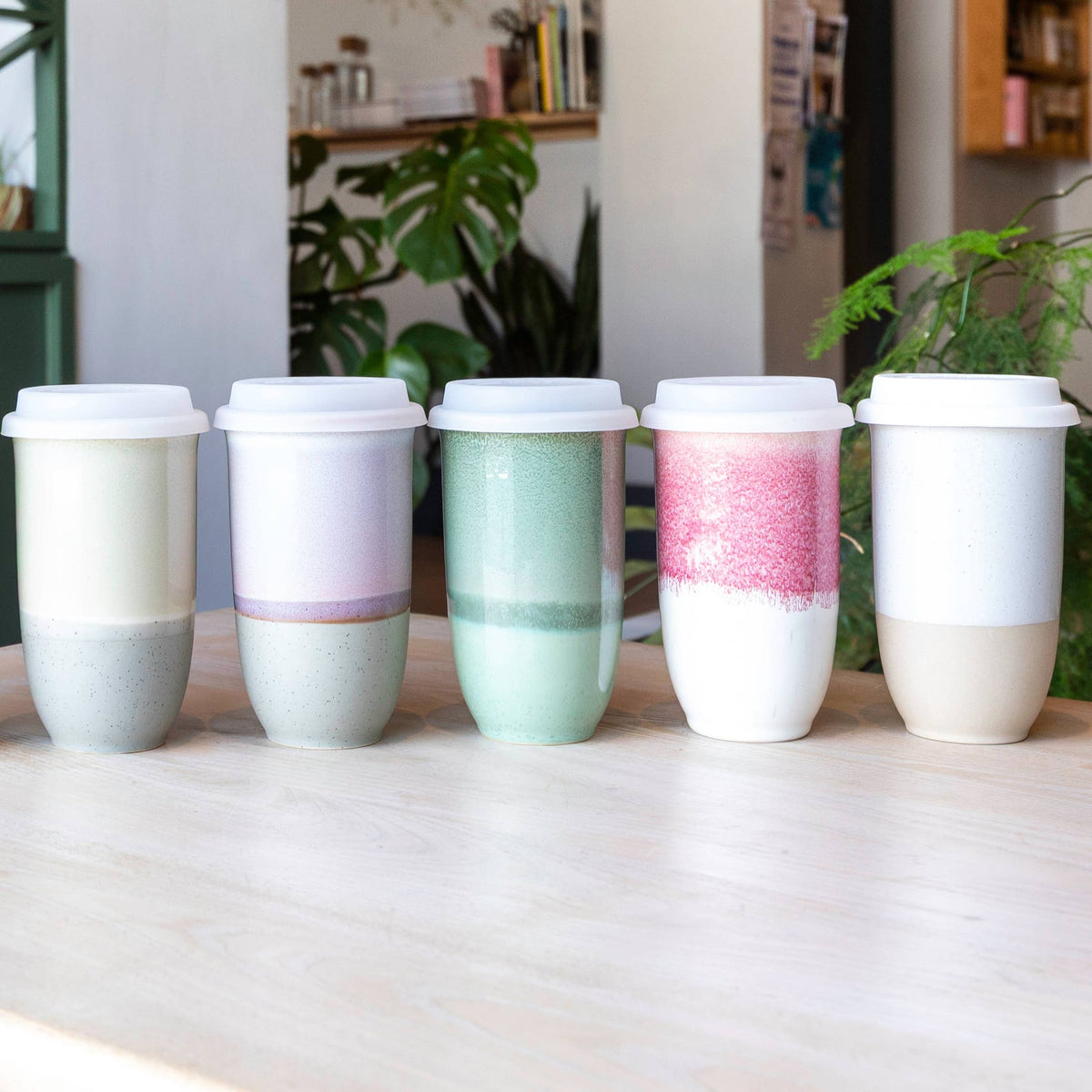 Emerald Ceramic Travel Mug by Nova Ceramics - 16oz