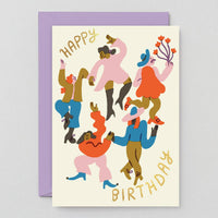 ‘Happy Birthday Dancers’ Greetings Card