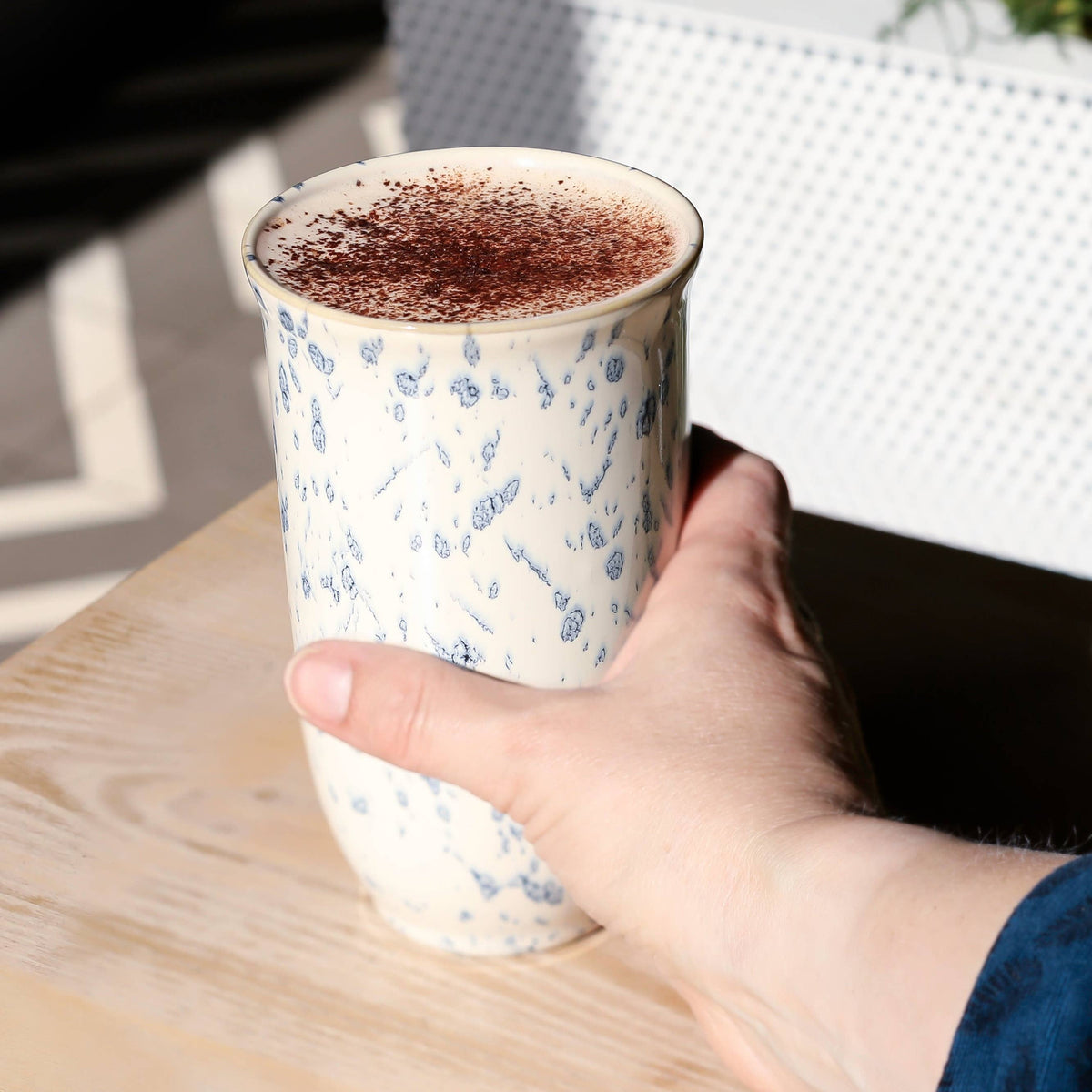Orchid Ceramic Travel Mug by Nova Ceramics – 16oz