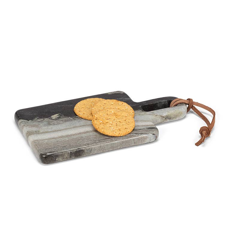 Abbott - Rectangle Serving Board with Loop-Black-9.5"L