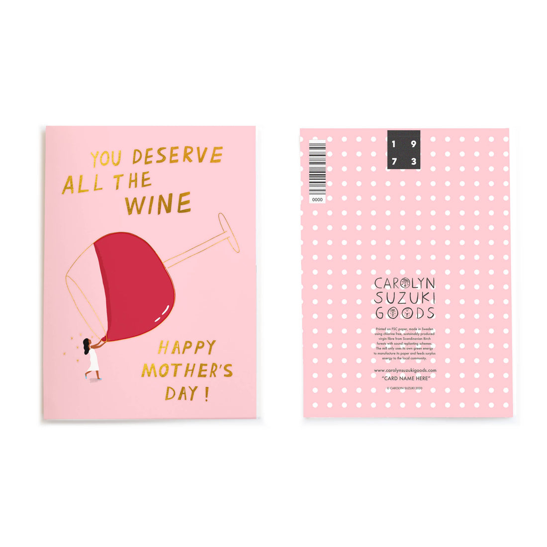 ALL THE VINO - Mother's Day Card